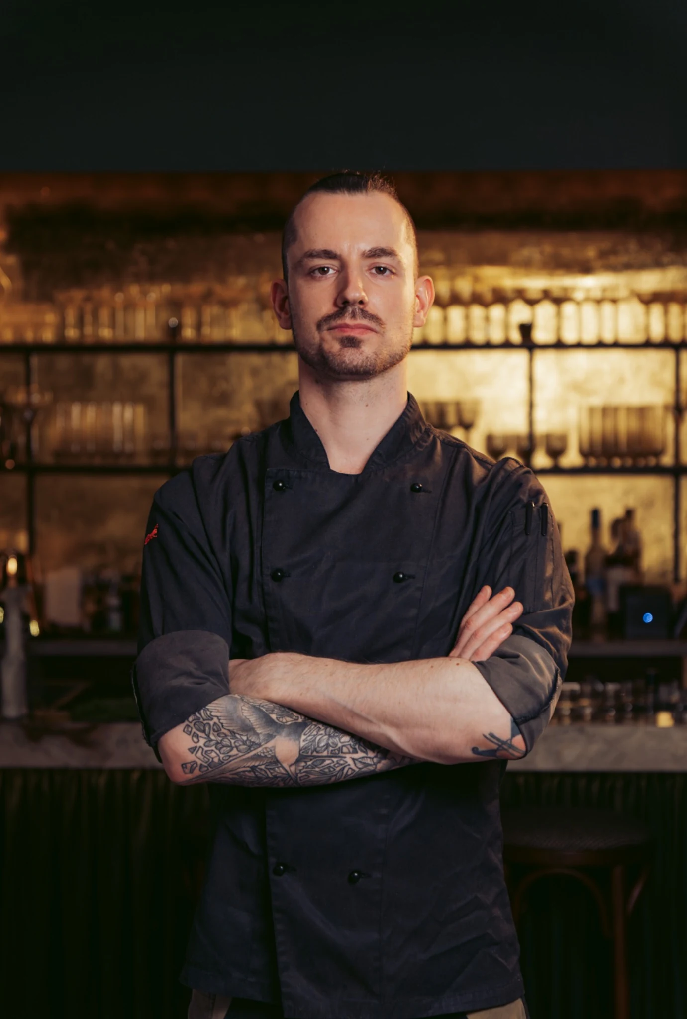 Chef Simon Guitard, à frente da cozinha do Beau Social Club